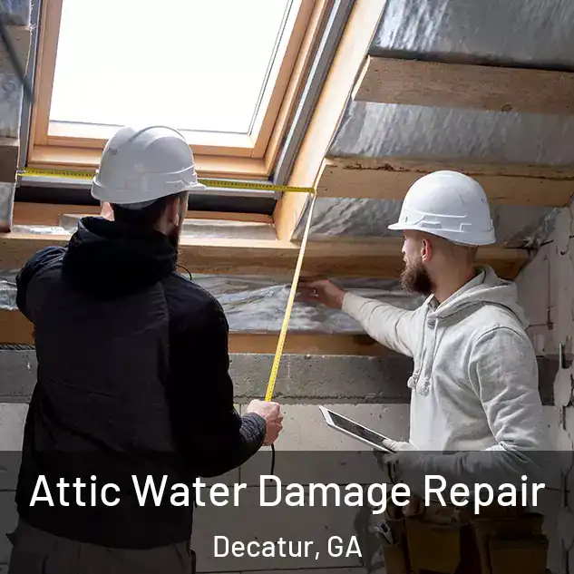 Attic Water Damage Repair Decatur, GA