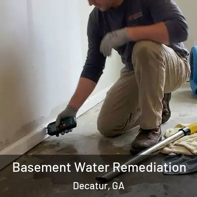  Basement Water Remediation Decatur, GA
