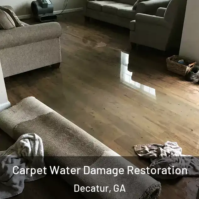  Carpet Water Damage Restoration Decatur, GA