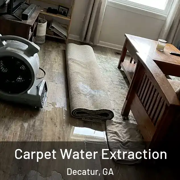  Carpet Water Extraction Decatur, GA