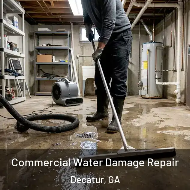  Commercial Water Damage Repair Decatur, GA