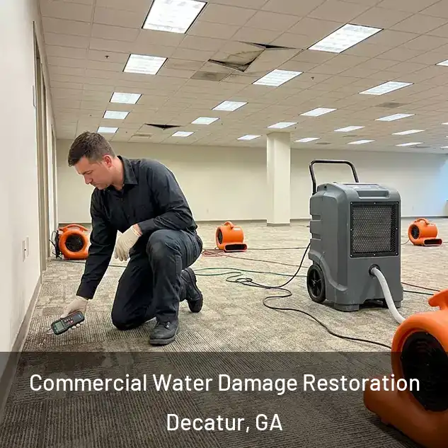  Commercial Water Damage Restoration Decatur, GA