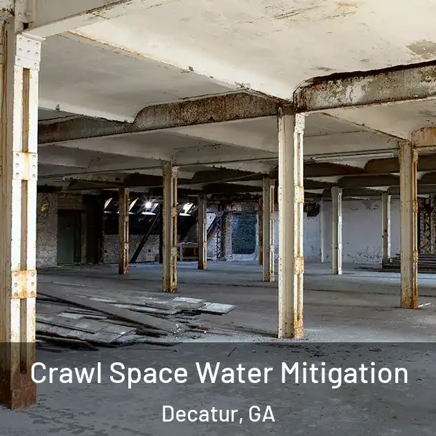  Crawl Space Water Mitigation Decatur, GA