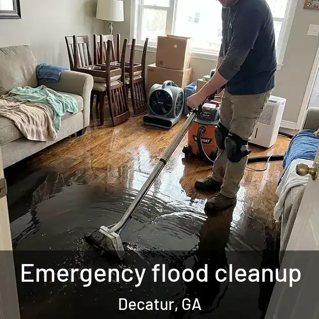  Emergency flood cleanup Decatur, GA