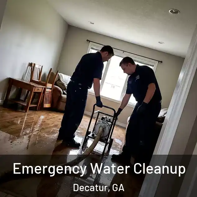  Emergency Water Cleanup Decatur, GA