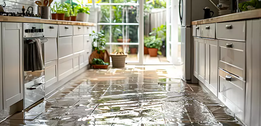 Kitchen Water Mitigation Services in Decatur