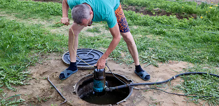 Outdoor Sewage Cleanup in Decatur