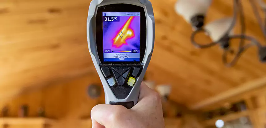 Infrared Camera Roof Leak Detection in Decatur
