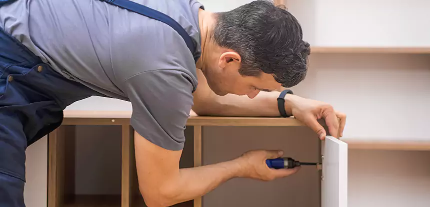 Water Damaged Cabinet Repair in Decatur