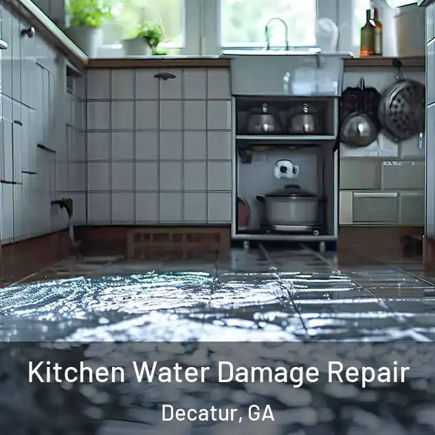  Kitchen Water Damage Repair Decatur, GA