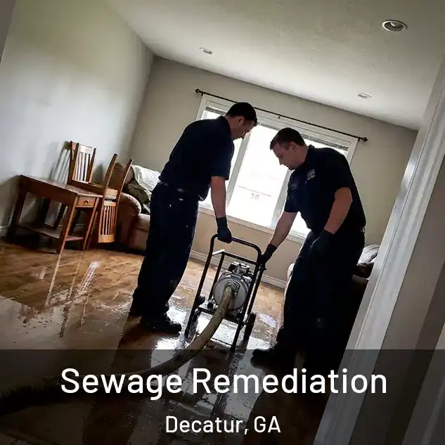  Sewage Remediation Decatur, GA