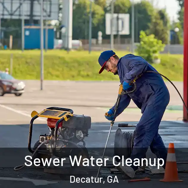  Sewer Water Cleanup Decatur, GA